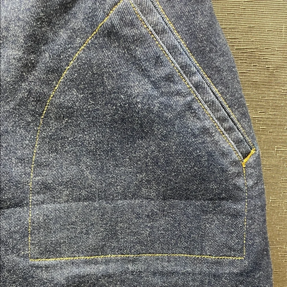 SPANX Denim Blue Mini Skirt
